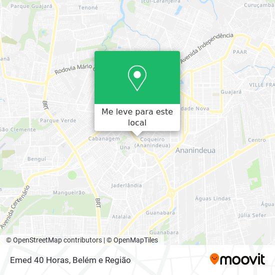 Emed 40 Horas mapa