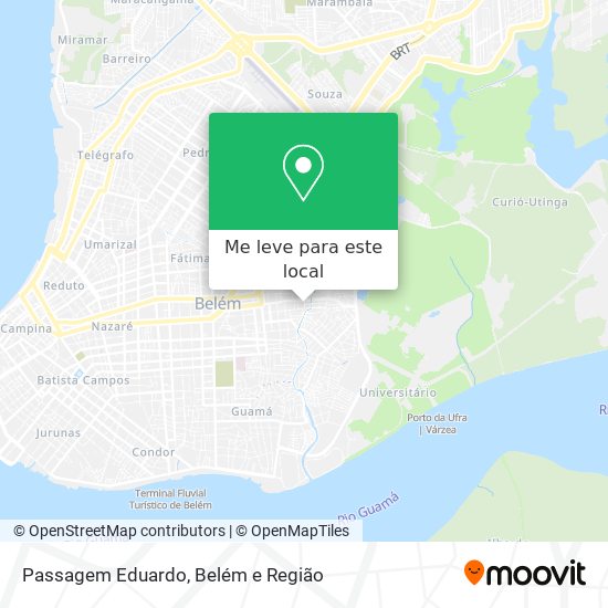 Passagem Eduardo mapa