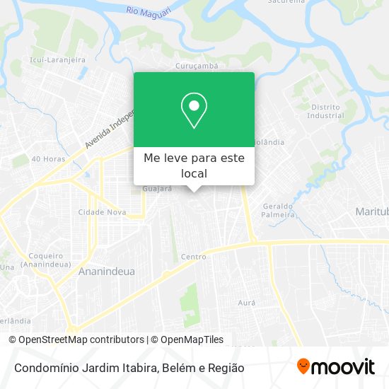 Condomínio Jardim Itabira mapa