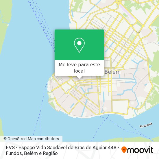 EVS - Espaço Vida Saudável da Brás de Aguiar 448 - Fundos mapa