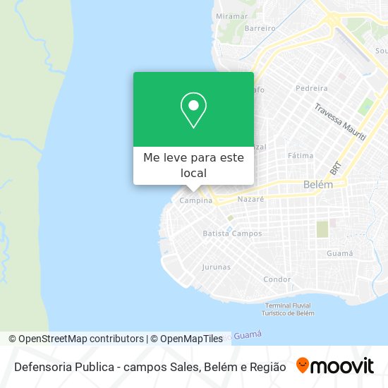 Defensoria Publica - campos Sales mapa