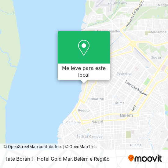 Iate Borari I - Hotel Gold Mar mapa