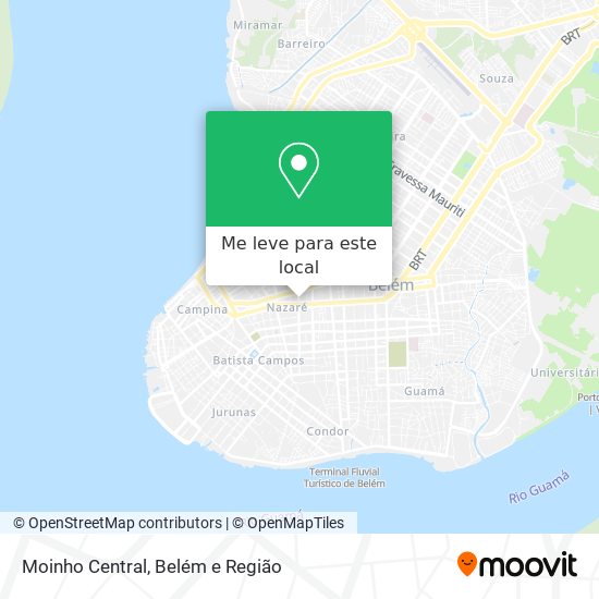 Moinho Central mapa