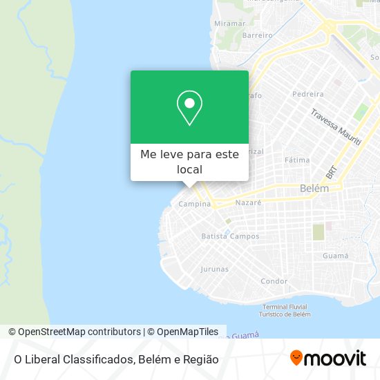 O Liberal Classificados mapa