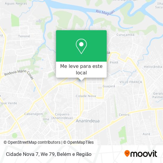 Cidade Nova 7, We 79 mapa