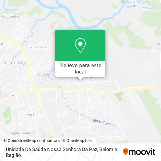 Unidade De Saúde Nossa Senhora Da Paz mapa