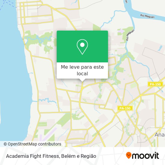 Academia Fight Fitness mapa