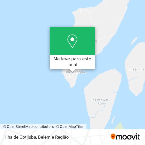 Ilha de Cotijuba mapa