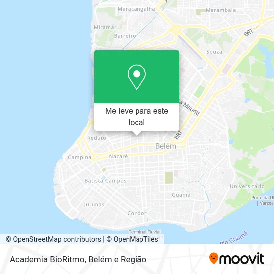 Academia BioRitmo mapa