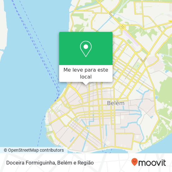 Doceira Formiguinha mapa