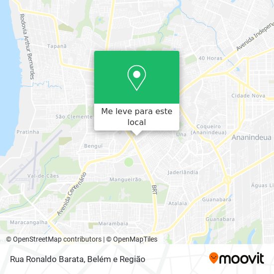 Rua Ronaldo Barata mapa