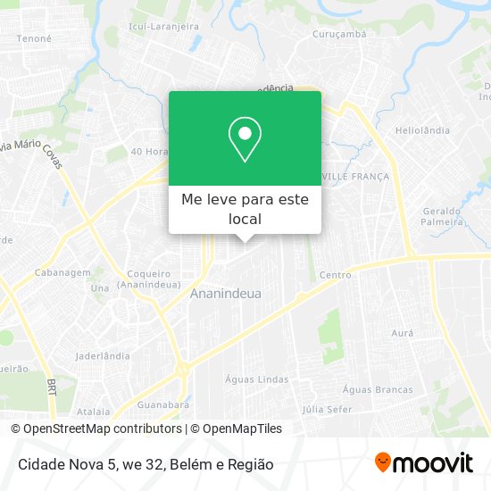 Cidade Nova 5, we 32 mapa