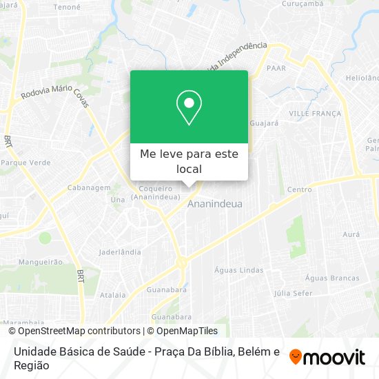 Unidade Básica de Saúde - Praça Da Bíblia mapa