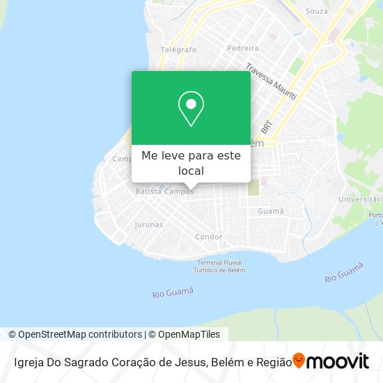 Igreja Do Sagrado Coração de Jesus mapa