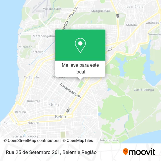 Rua 25 de Setembro 261 mapa