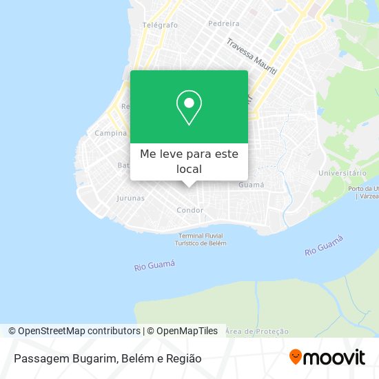 Passagem Bugarim mapa