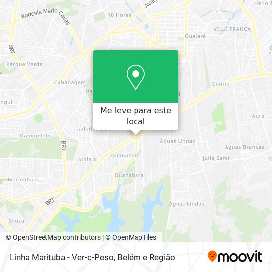 Linha Marituba - Ver-o-Peso mapa