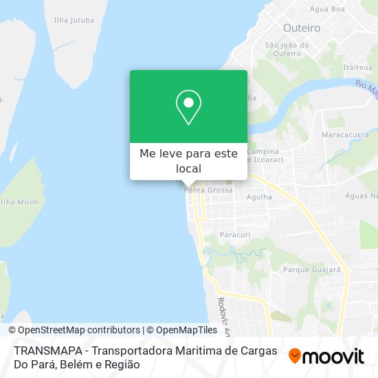 TRANSMAPA - Transportadora Maritima de Cargas Do Pará mapa