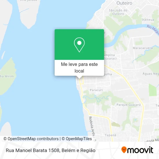 Rua Manoel Barata 1508 mapa