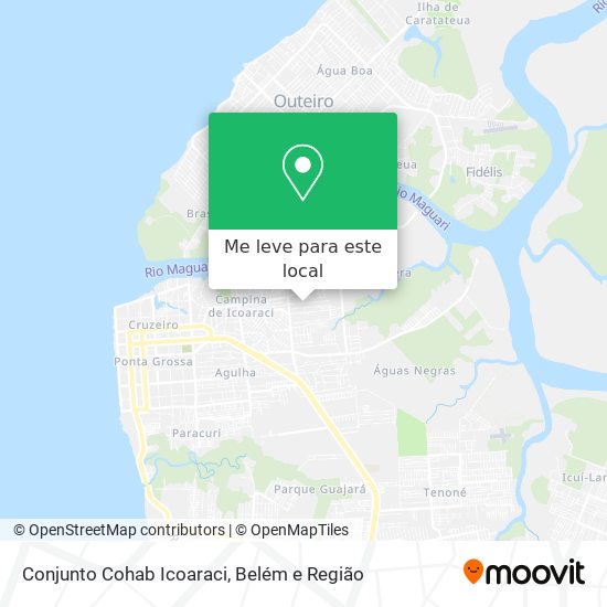 Conjunto Cohab Icoaraci mapa