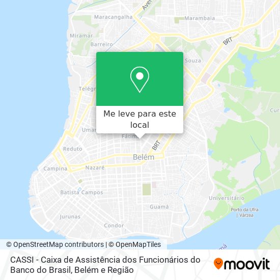 CASSI - Caixa de Assistência dos Funcionários do Banco do Brasil mapa