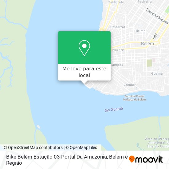 Bike Belém Estação 03 Portal Da Amazônia mapa