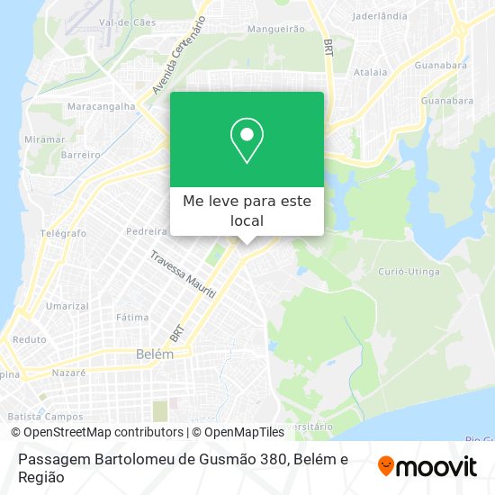 Passagem Bartolomeu de Gusmão 380 mapa