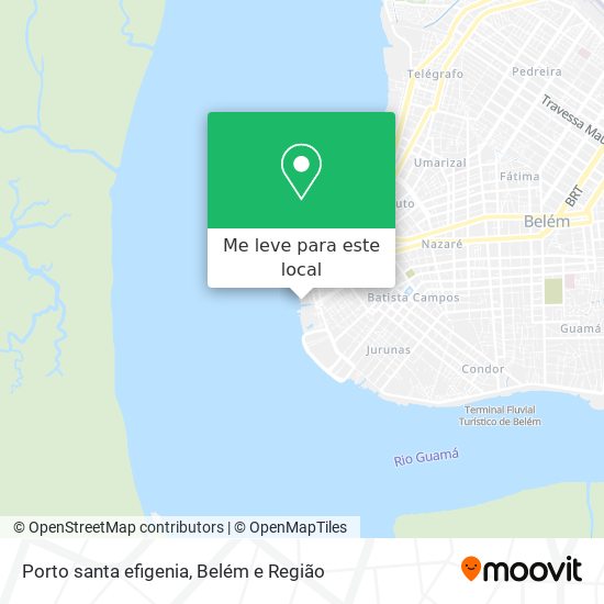 Porto santa efigenia mapa