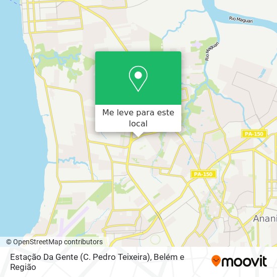 Estação Da Gente (C. Pedro Teixeira) mapa