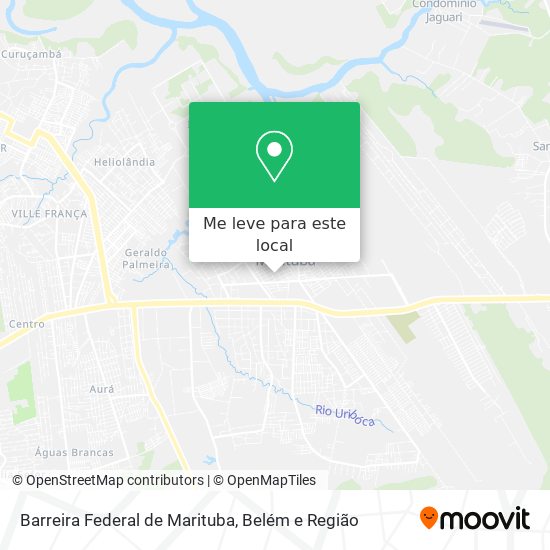 Barreira Federal de Marituba mapa