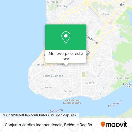 Conjunto Jardim Independência mapa