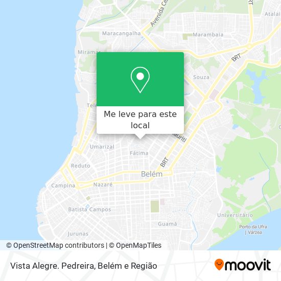 Vista Alegre. Pedreira mapa