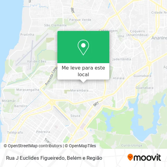 Rua J Euclides Figueiredo mapa