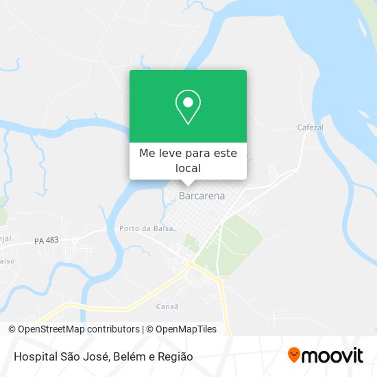 Hospital São José mapa