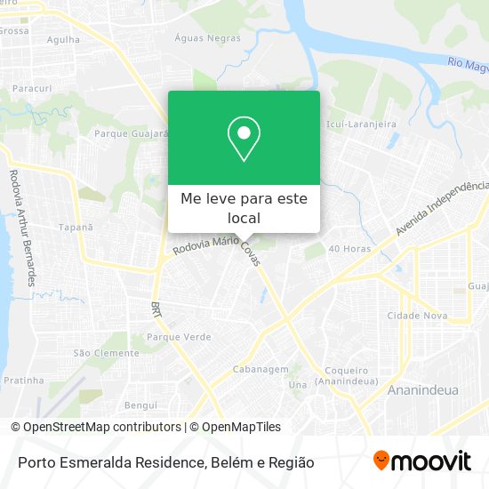 Porto Esmeralda Residence mapa