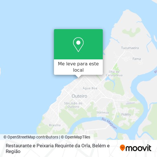 Restaurante e Peixaria Requinte da Orla mapa