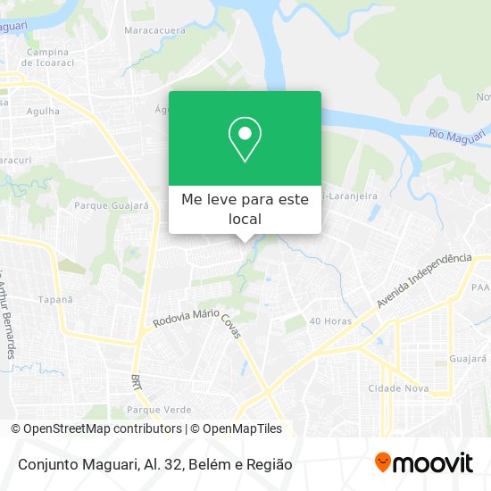 Conjunto Maguari, Al. 32 mapa