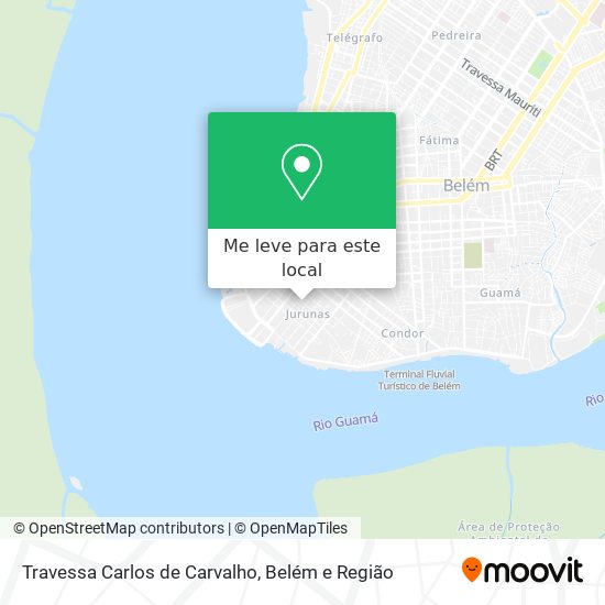 Travessa Carlos de Carvalho mapa