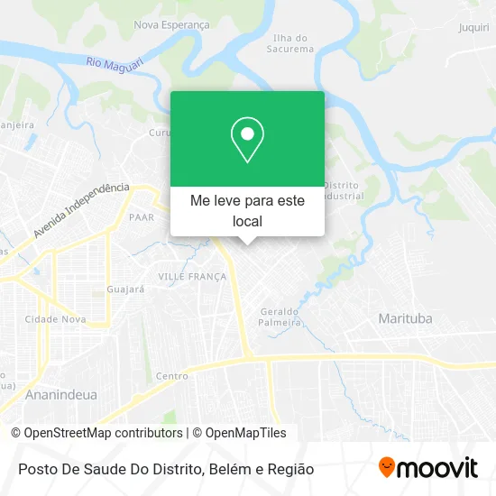 Posto De Saude Do Distrito mapa