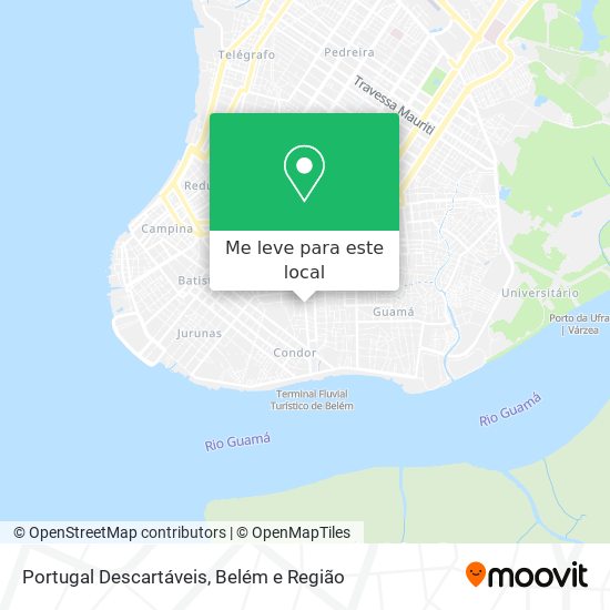Portugal Descartáveis mapa