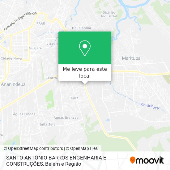 SANTO ANTÔNIO BARROS ENGENHARIA E CONSTRUÇÕES mapa