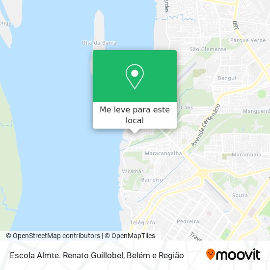 Escola Almte. Renato Guillobel mapa