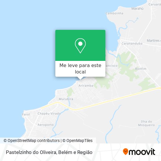 Pastelzinho do Oliveira mapa