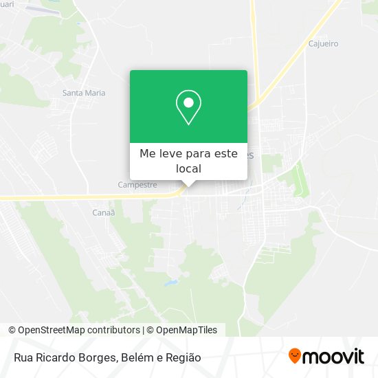 Rua Ricardo Borges mapa