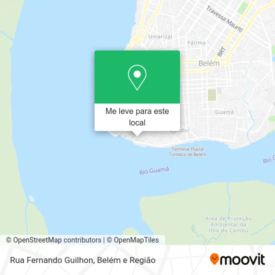 Rua Fernando Guilhon mapa