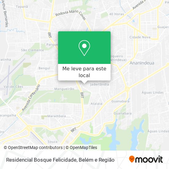 Residencial Bosque Felicidade mapa