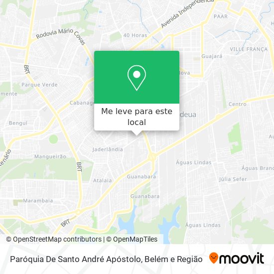 Paróquia De Santo André Apóstolo mapa