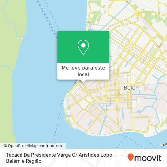 Tacacá Da Presidente Varga C/ Aristides Lobo mapa