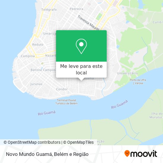 Novo Mundo Guamá mapa