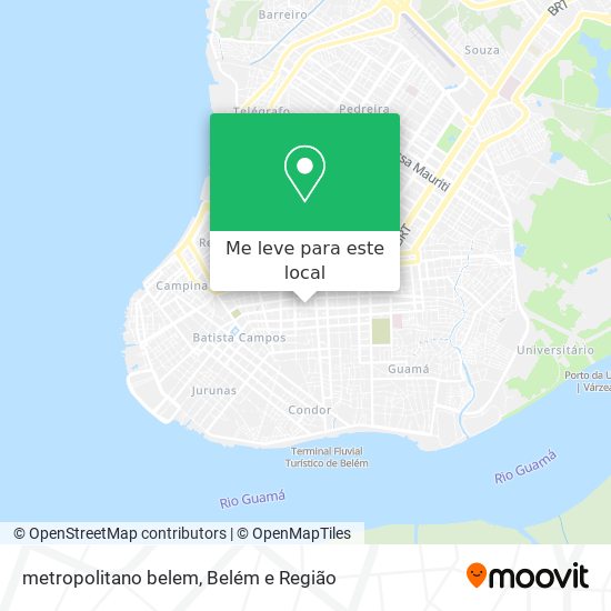 metropolitano belem mapa